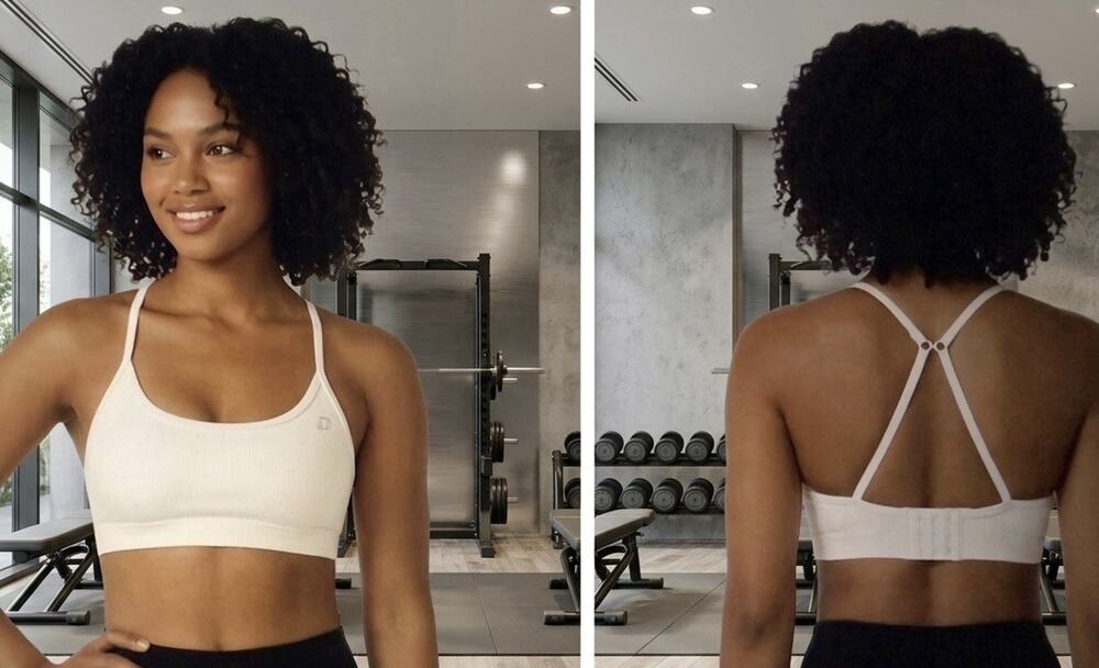 Lorna Jane Sammy Sports Bra, White, XS (See Desc)